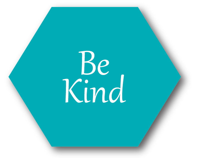 Be-Kind-hexagon